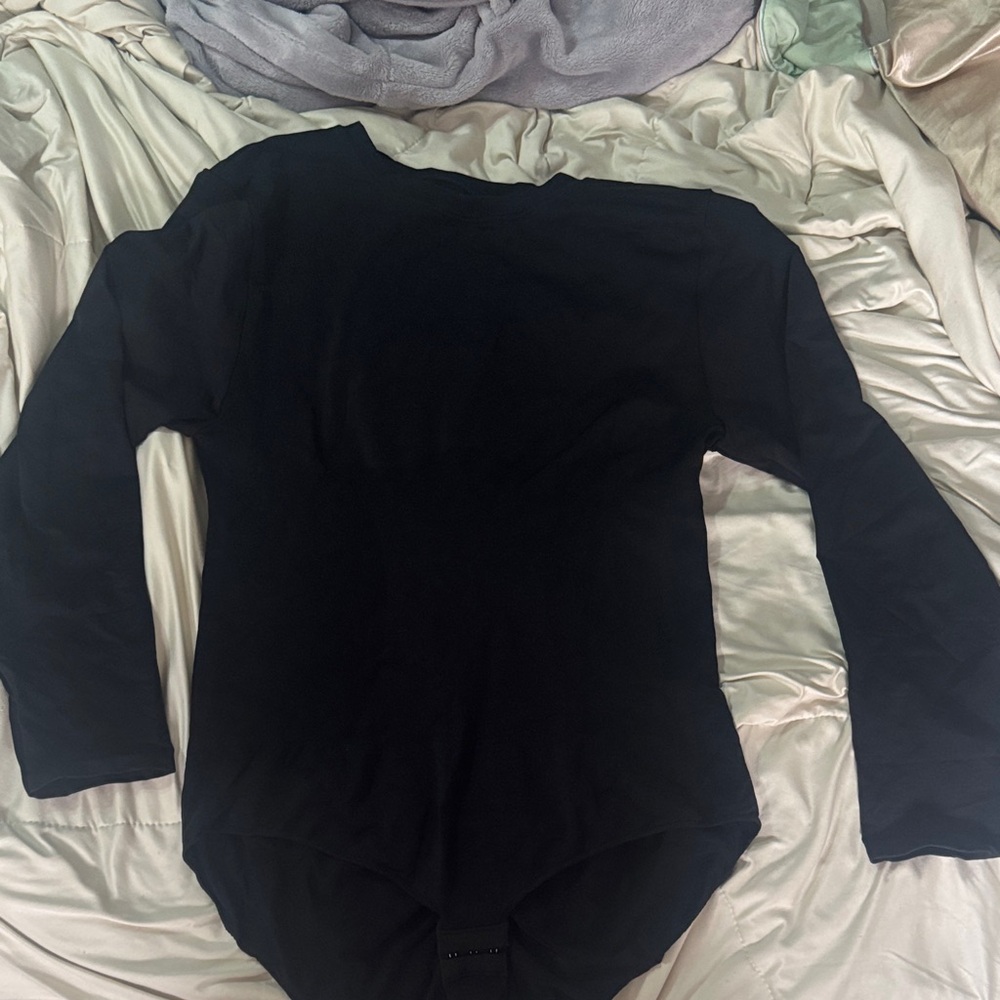 Black Long Sleeve Bodysuit